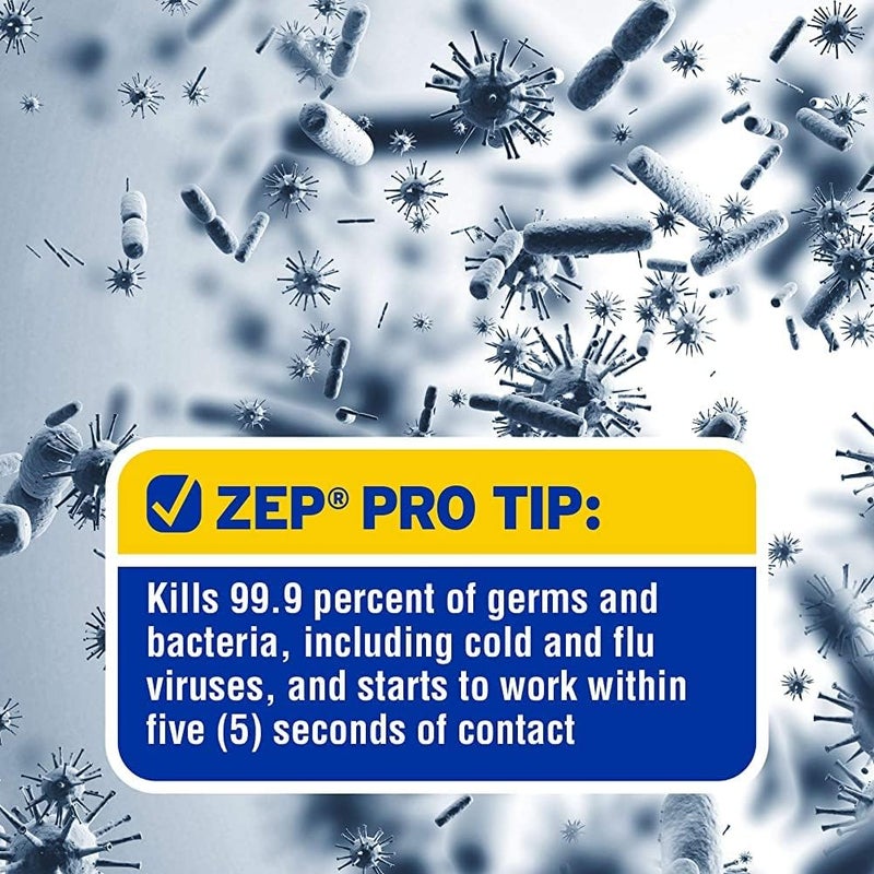 Zep Commercial Quick Clean Disinfectant - 1 Gallon (Case of 4) - ZUQCD128 - Image 4